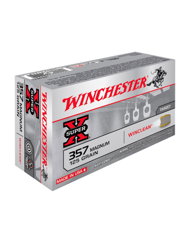 WINCHESTER 357 MAGNUM WINCLEAN 125GR X50