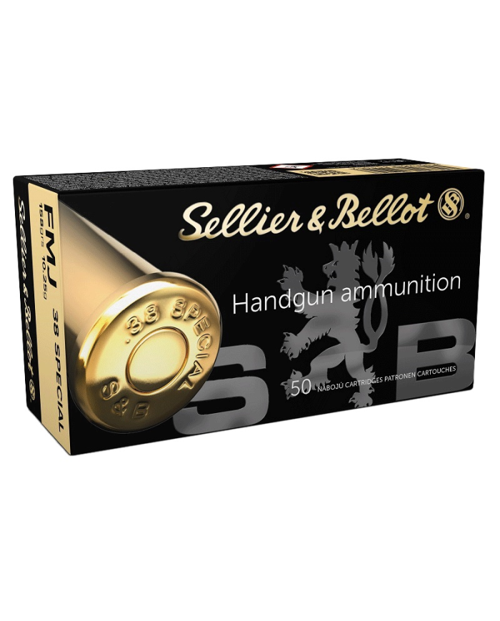 SELLIER & BELLOT 38 SPECIAL FMJ 158GR X50