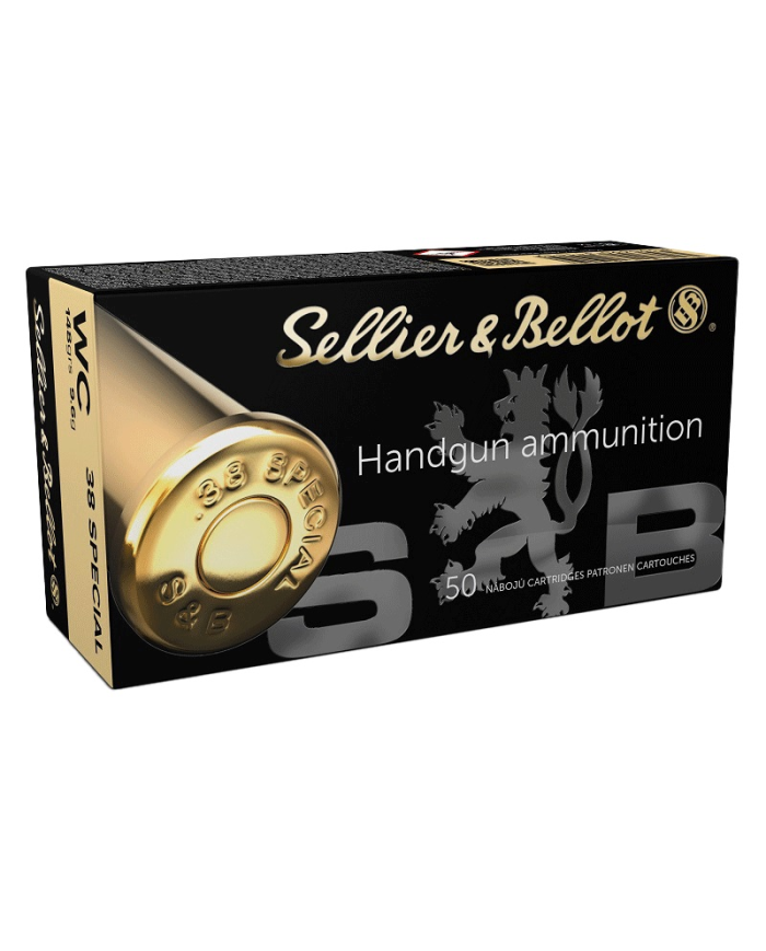 SELLIER & BELLOT 38 SPECIAL WAD CUTTER 148GR X50