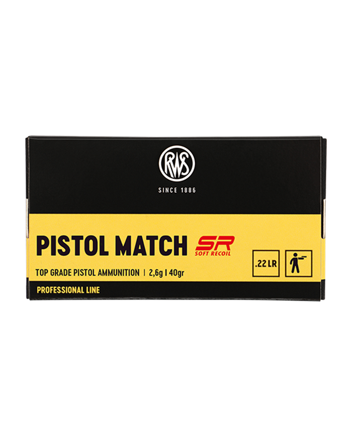RWS 22 LR PISTOL MATCH SR 40GR X50