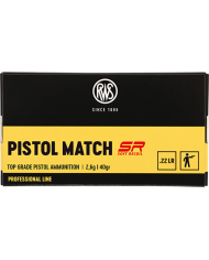 RWS 22 LR PISTOL MATCH 40GR X50