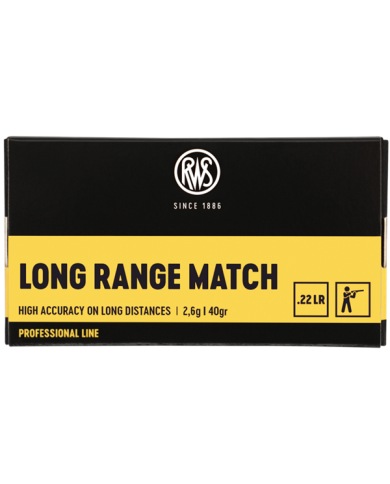 RWS 22 LR LONG RANGE MATCH 40GR X50