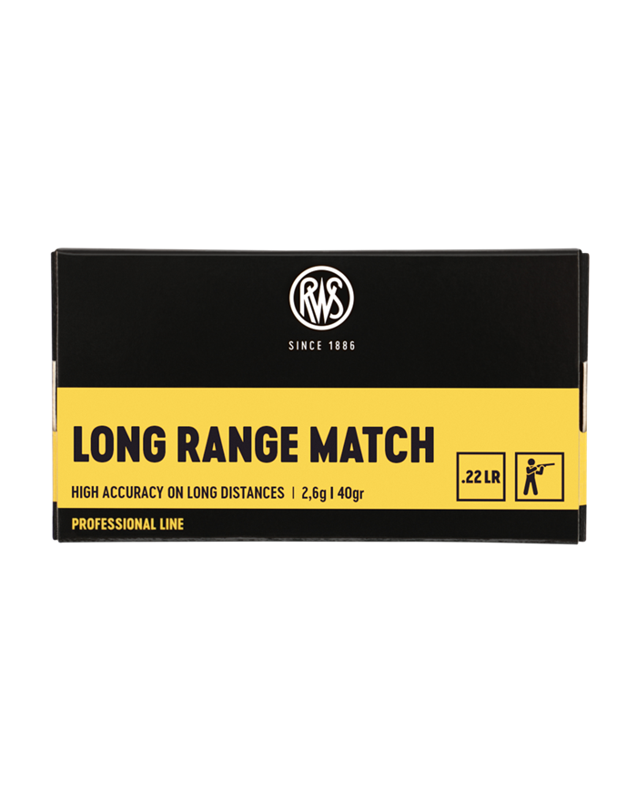 RWS 22 LR LONG RANGE MATCH 40GR X50