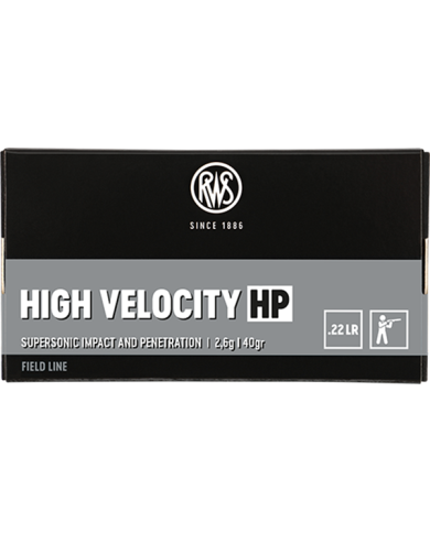 RWS 22 LR HIGH VELOCITY HP 40GR X50