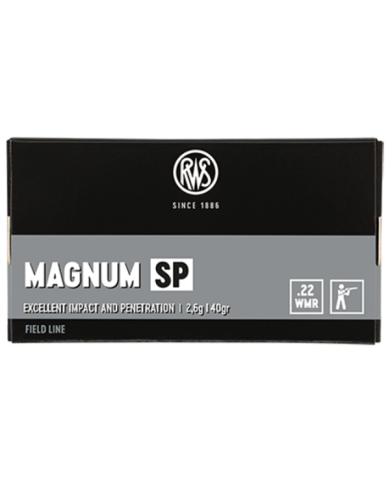 RWS 22 MAGNUM SP 40GR X50