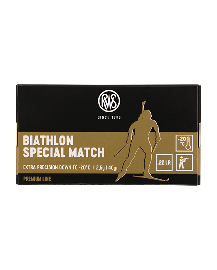 RWS 22 LR BIATHLON SPECIAL MATCH 40GR X50