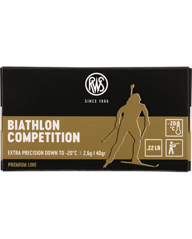 RWS 22 LR BIATHLON COMPETITION 40GR X50