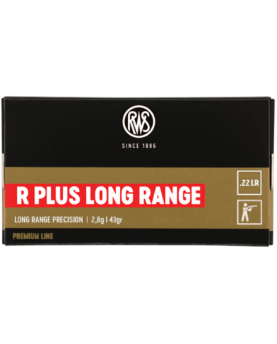 RWS 22 LR R PLUS LONG RANGE 43GR X50