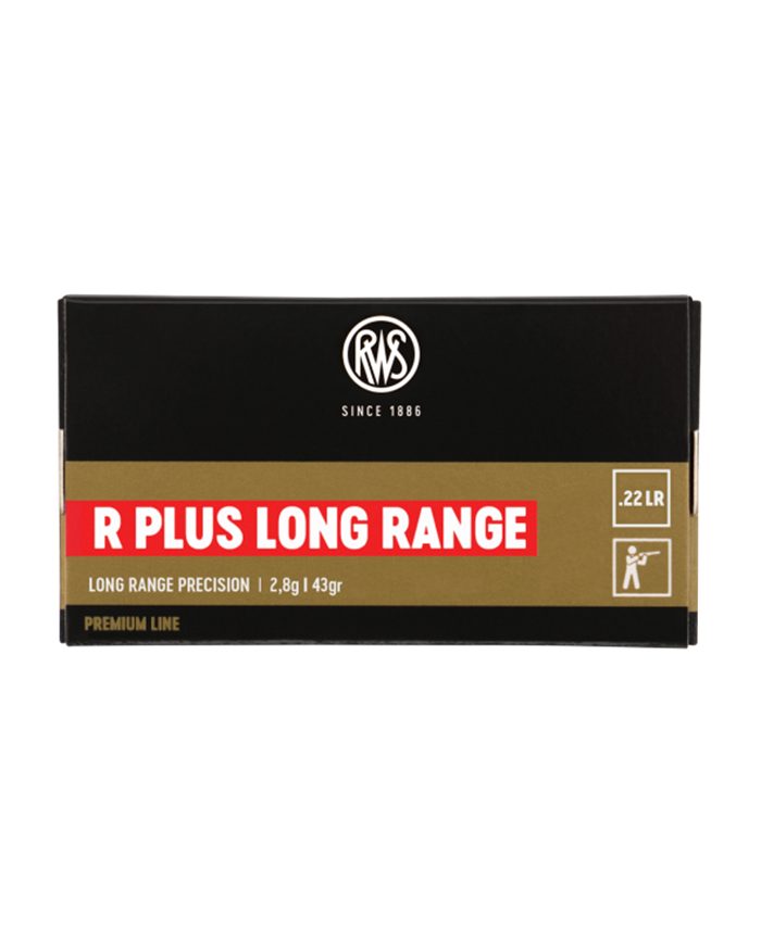 RWS 22 LR R PLUS LONG RANGE 43GR X50