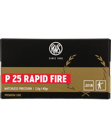 RWS 22 LR P25 RAPID FIRE 40GR X50