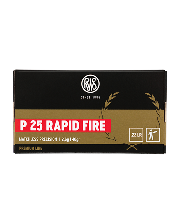 RWS 22 LR P25 RAPID FIRE 40GR X50