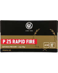 RWS 22 LR P25 RAPID FIRE 40GR X50