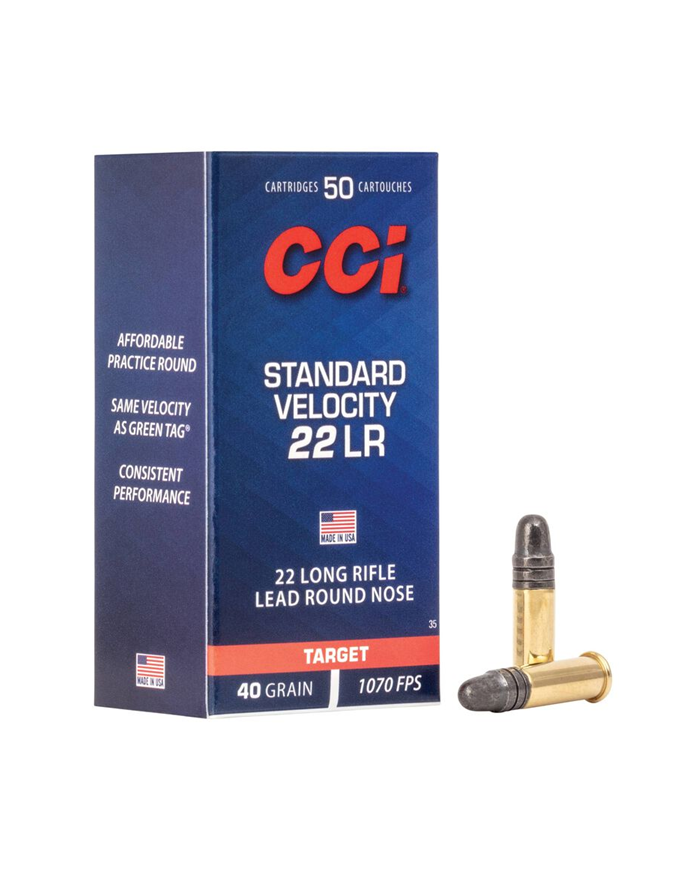 CCI 22 LR STANDARD VELOCITY 40GR X50