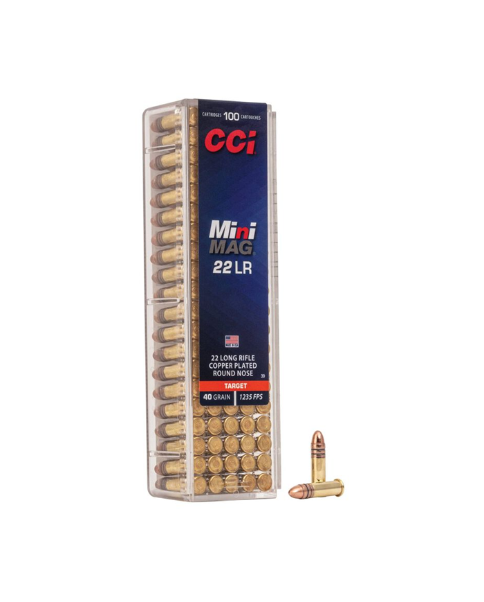 CCI 22 LR MINI MAG HP 40GR X100