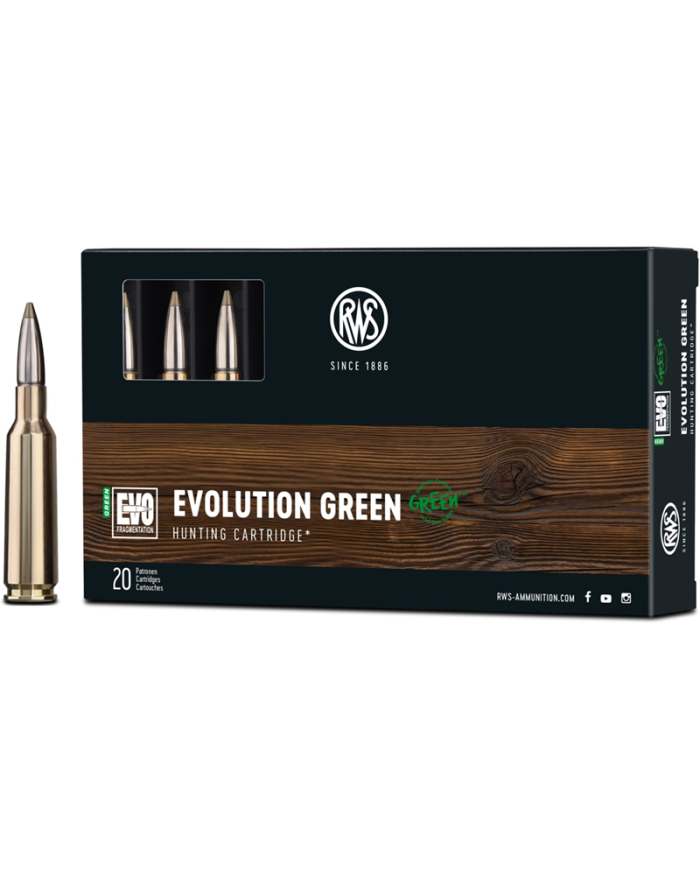 RWS 6.5 CREEDMOOR EVO GREEN (EVO) 93GR X20