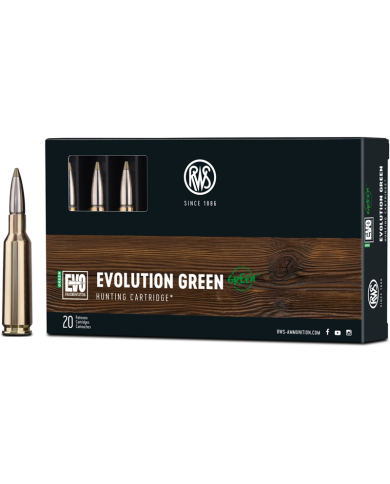 RWS 9.3X62 EVO GREEN (EVO) 184GR X20
