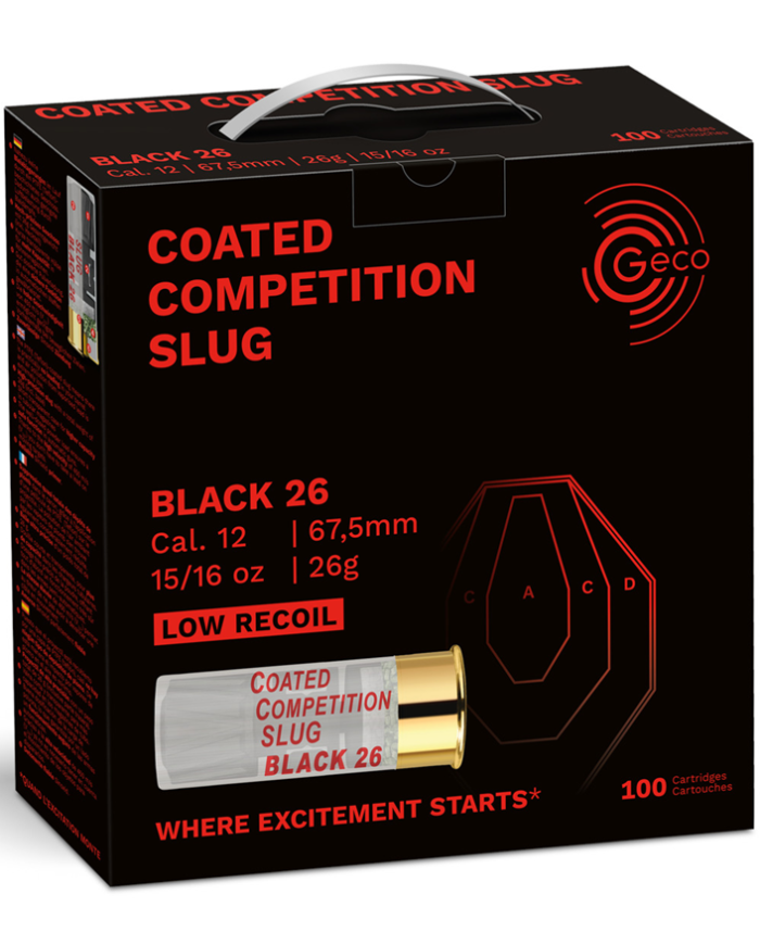 GECO 12/67,5 COMPETITION SLUG CCS BLACK 26G X100
