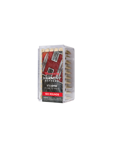HORNADY 17 HMR V-MAX 17GR X50