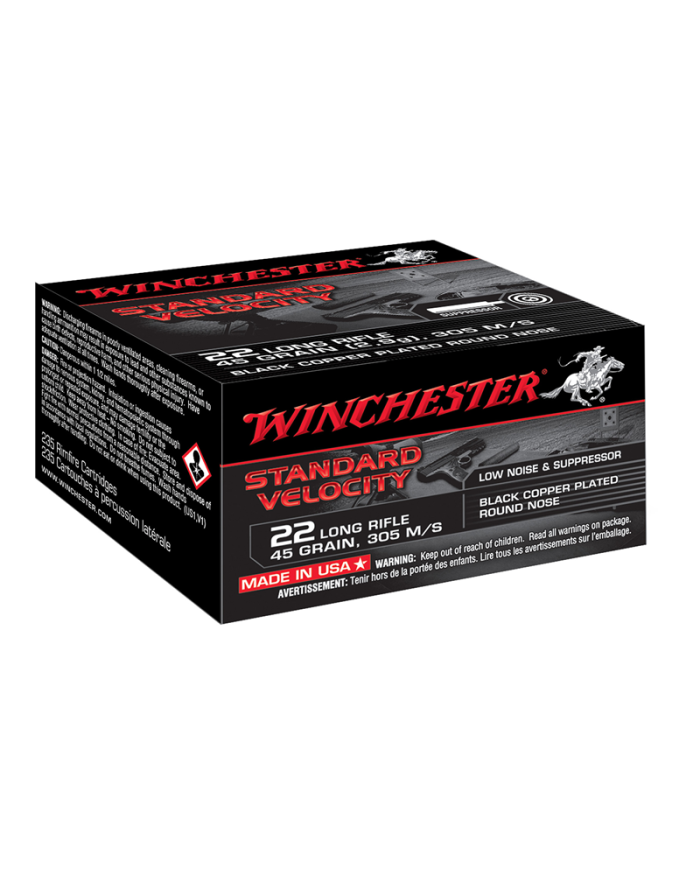 WINCHESTER 22 LR STANDARD VELOCITY 45GR X235