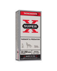 WINCHESTER 222 REM POWER POINT 50GR X20