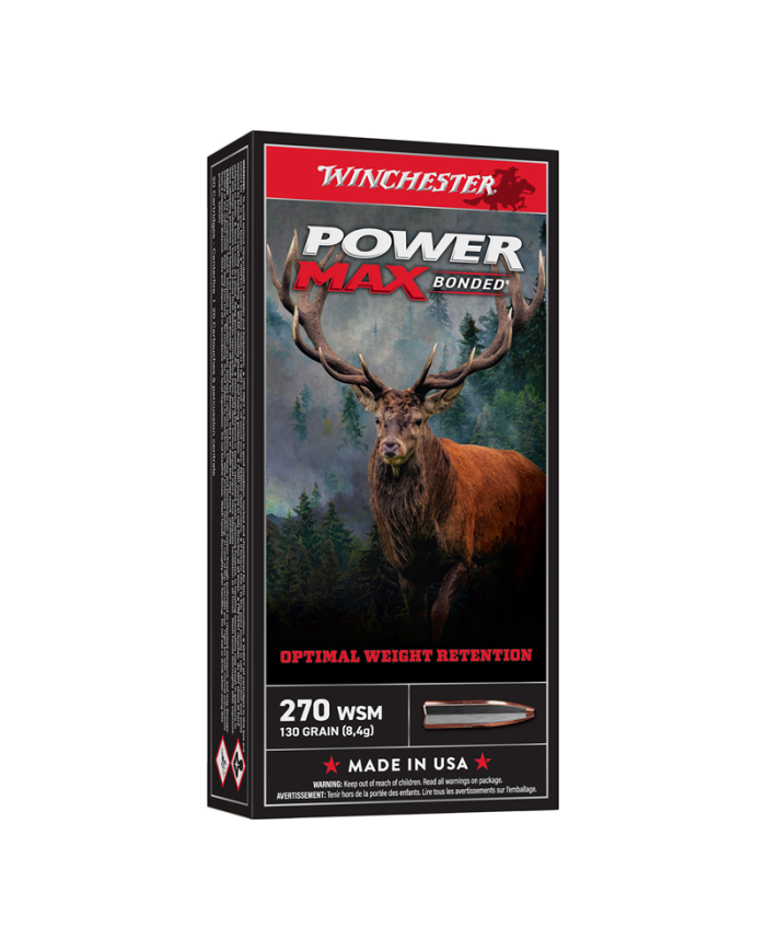 WINCHESTER 270 WSM POWER MAX 130GR X20