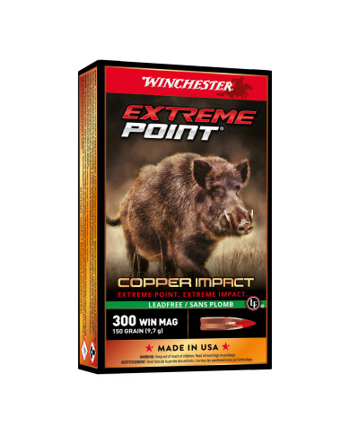WINCHESTER 300 WIN MAG EXTREME POINT COPPER IMPACT 150GR X20