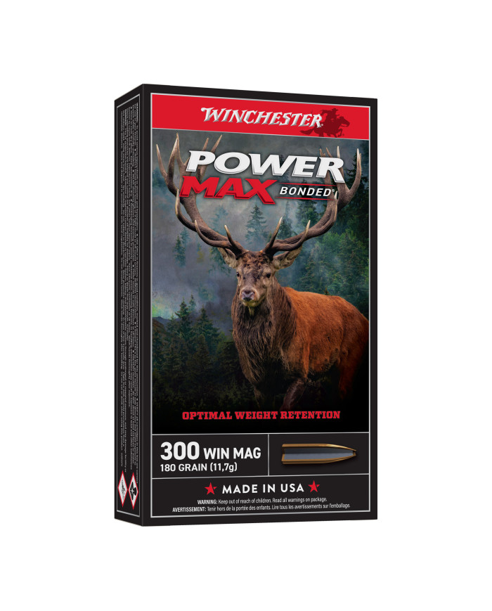 WINCHESTER 300 WIN MAG POWER MAX 180GR X20
