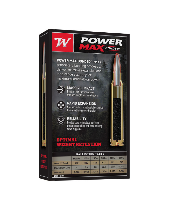 WINCHESTER 300 WIN MAG POWER MAX 180GR X20