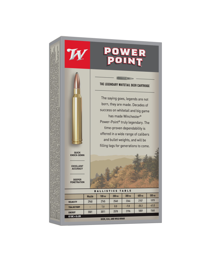 WINCHESTER 300 WIN MAG POWER POINT 180GR X20