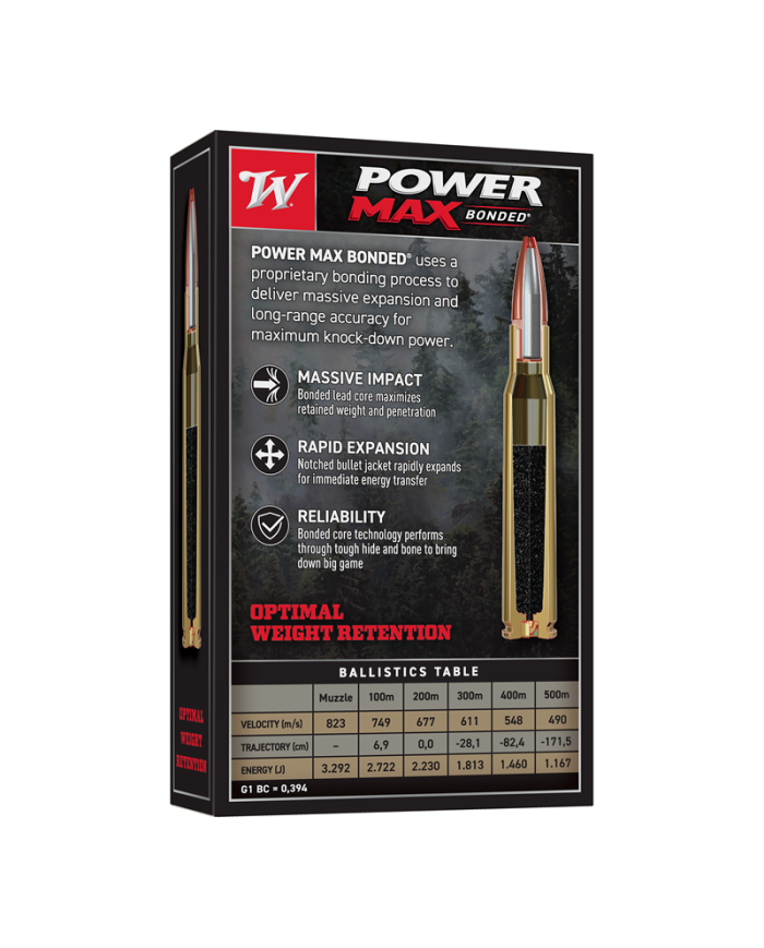 WINCHESTER 30-06 POWER MAX 180GR X20