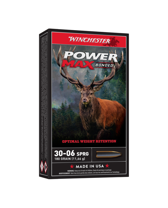 WINCHESTER 30-06 POWER MAX 180GR X20