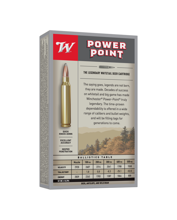 WINCHESTER 30-06 POWER POINT 150GR X20