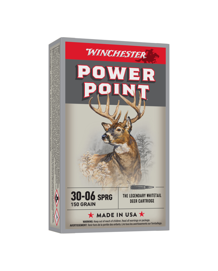 WINCHESTER 30-06 POWER POINT 150GR X20