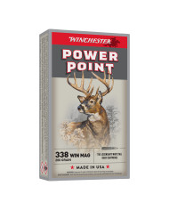 WINCHESTER 338 WIN MAG POWER POINT 200GR X20