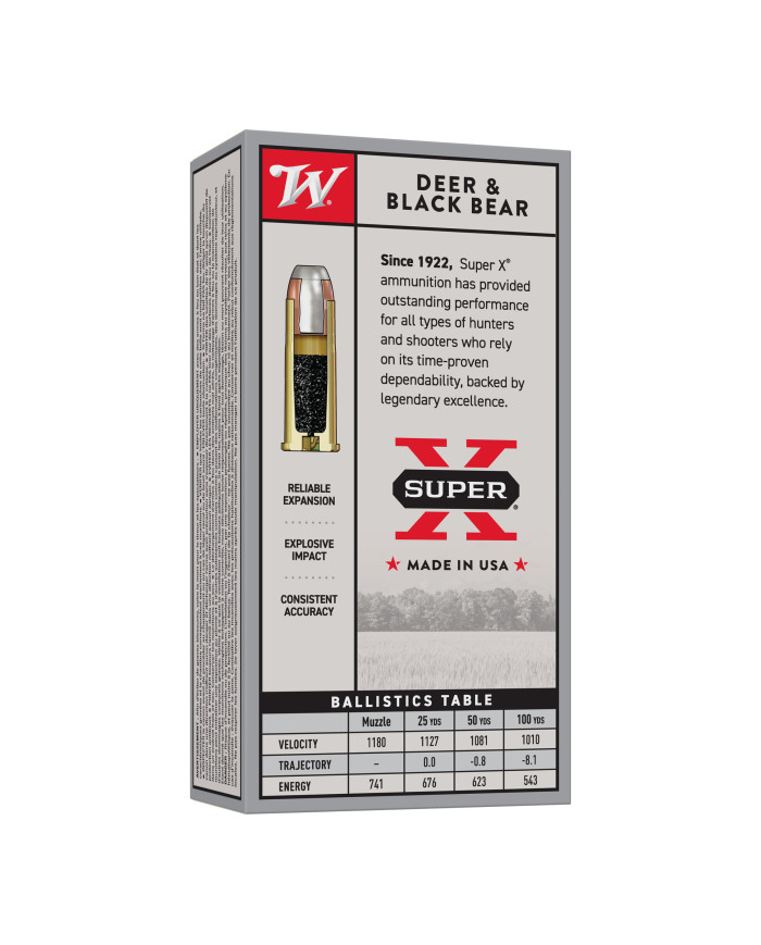 WINCHESTER 44 REM MAG JSP 240GR X50