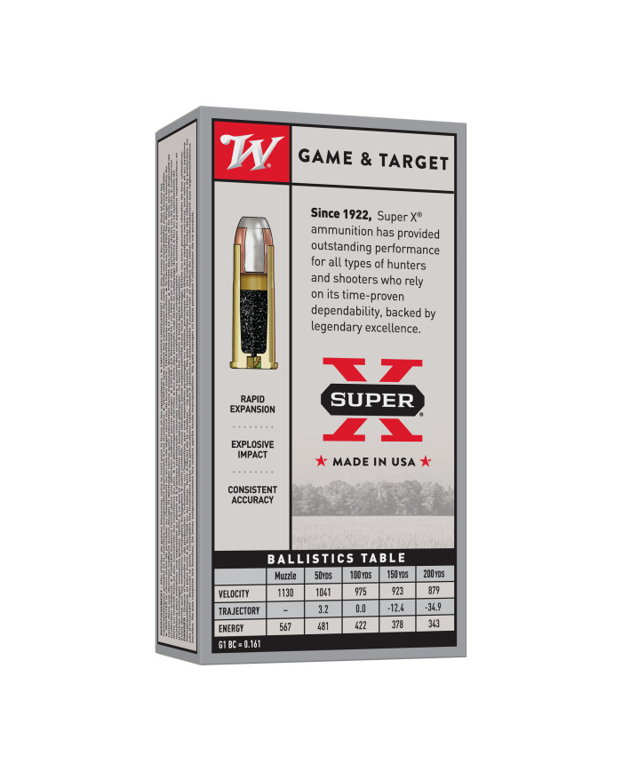 WINCHESTER 44-40 WIN POWER POINT 200GR X50