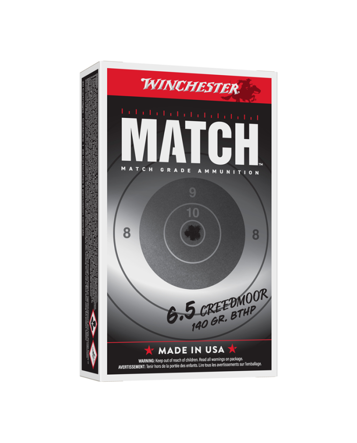 WINCHESTER 6.5 CREEDMOOR MATCH RIFLE 140GR X20