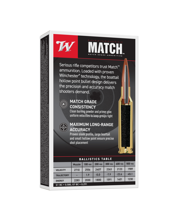 WINCHESTER 6.5 CREEDMOOR MATCH RIFLE 140GR X20