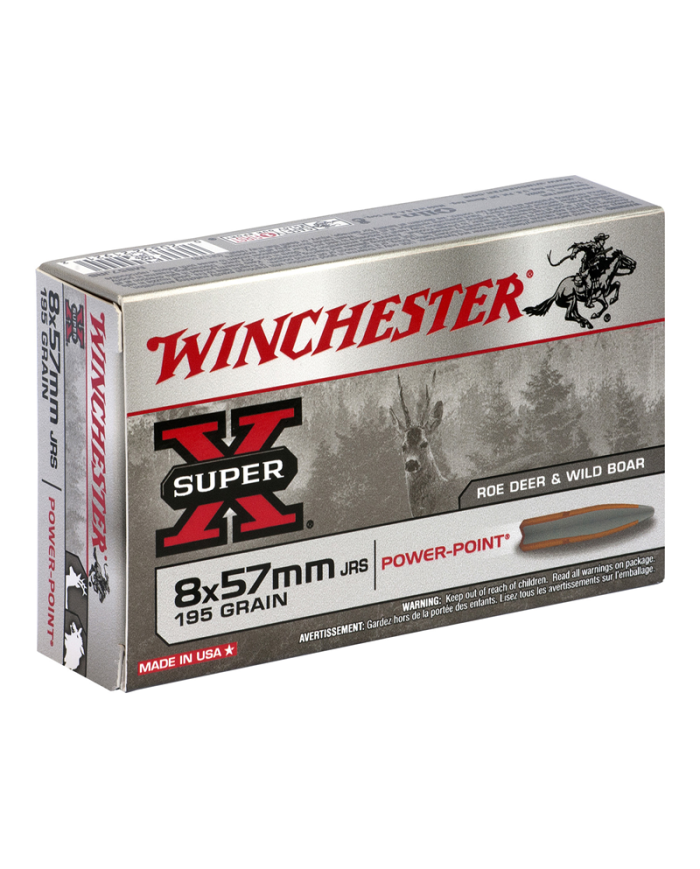 WINCHESTER 8X57JRS POWER POINT 195GR X20