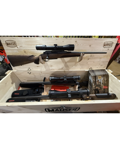 MAUSER 25 PURE 308WIN 20" COMBO MINOX RS-4 2.5-10X50 RAIL